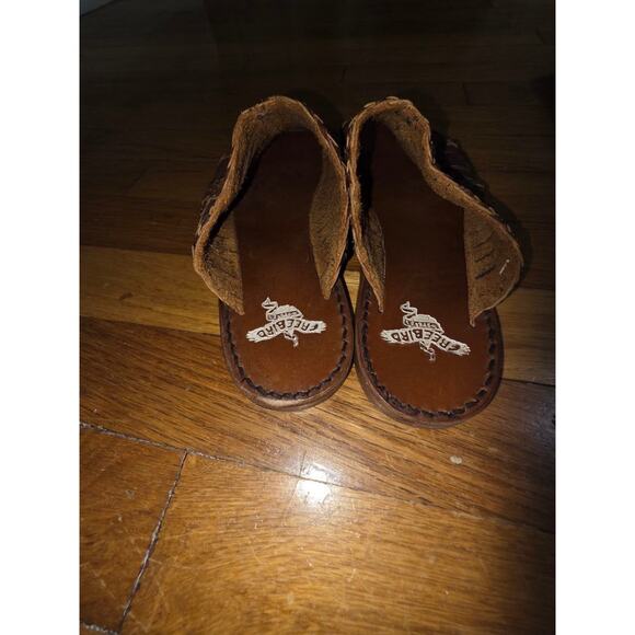 FREEBIRD BY STEVEN Willow Leather Sandals Women's Size 8 BOHO Hippie S000020 - Picture 8 of 8